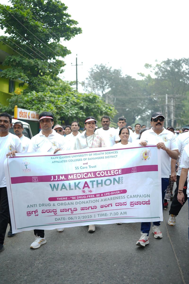 Walkathon for Organ Donation Awareness & Nasha Mukt Bharat, SS Care Trust Student Wing